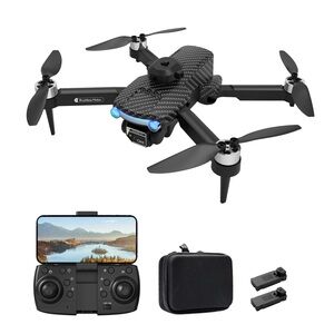 GoolRC Mini Drone with Dual 4K Camera, Foldable Remote Control Aerial Drone